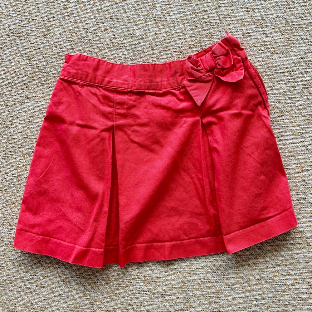 Janie and Jack - Box-pleated Adjustable Skirt with Bow
